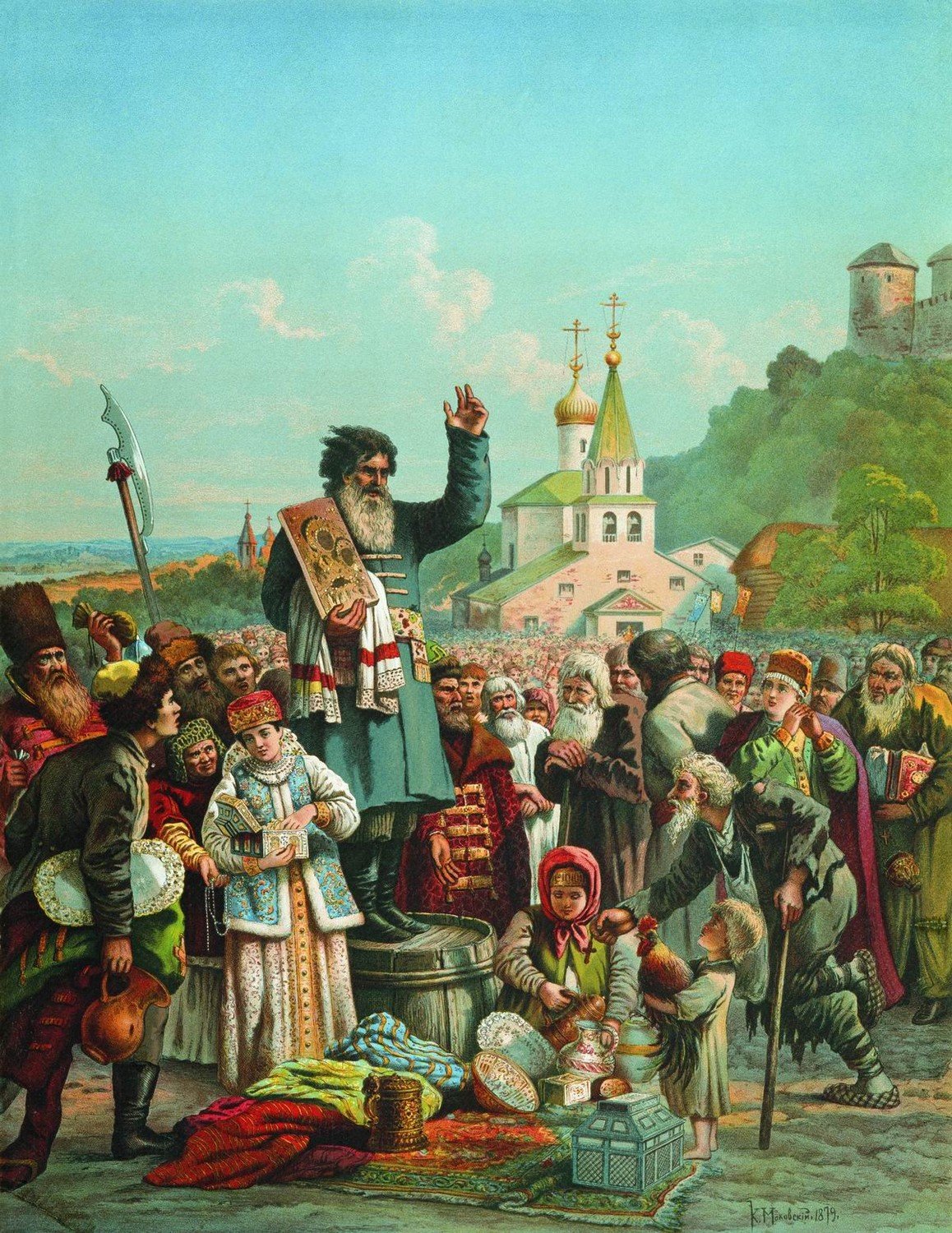 Маковский воззвание Кузьмы Минина к нижегородцам в 1611 году