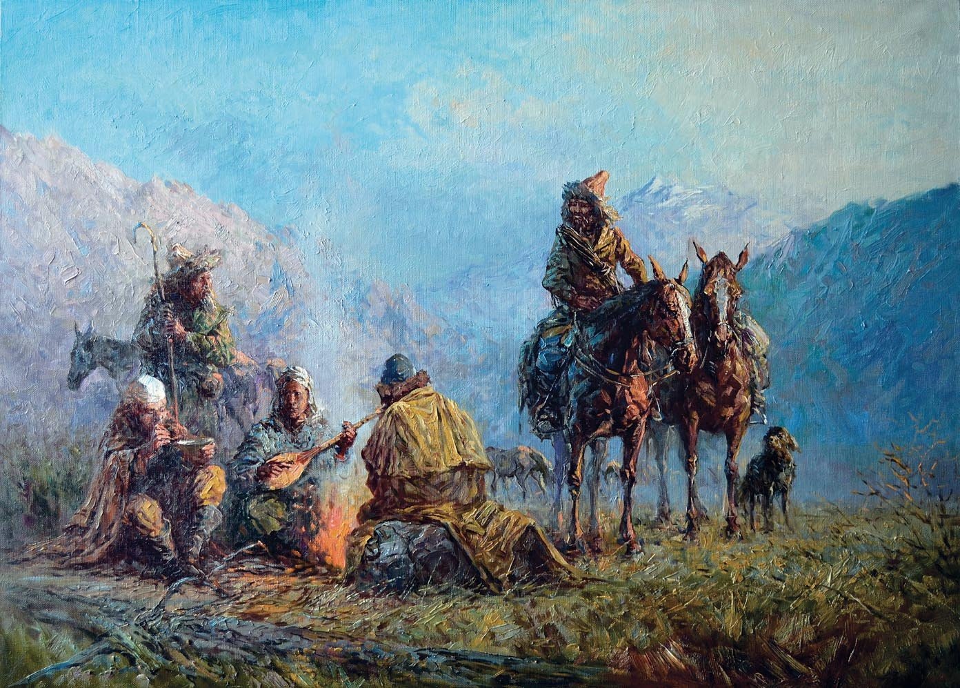 Казахская живопись (25 фото) скачать бесплатно