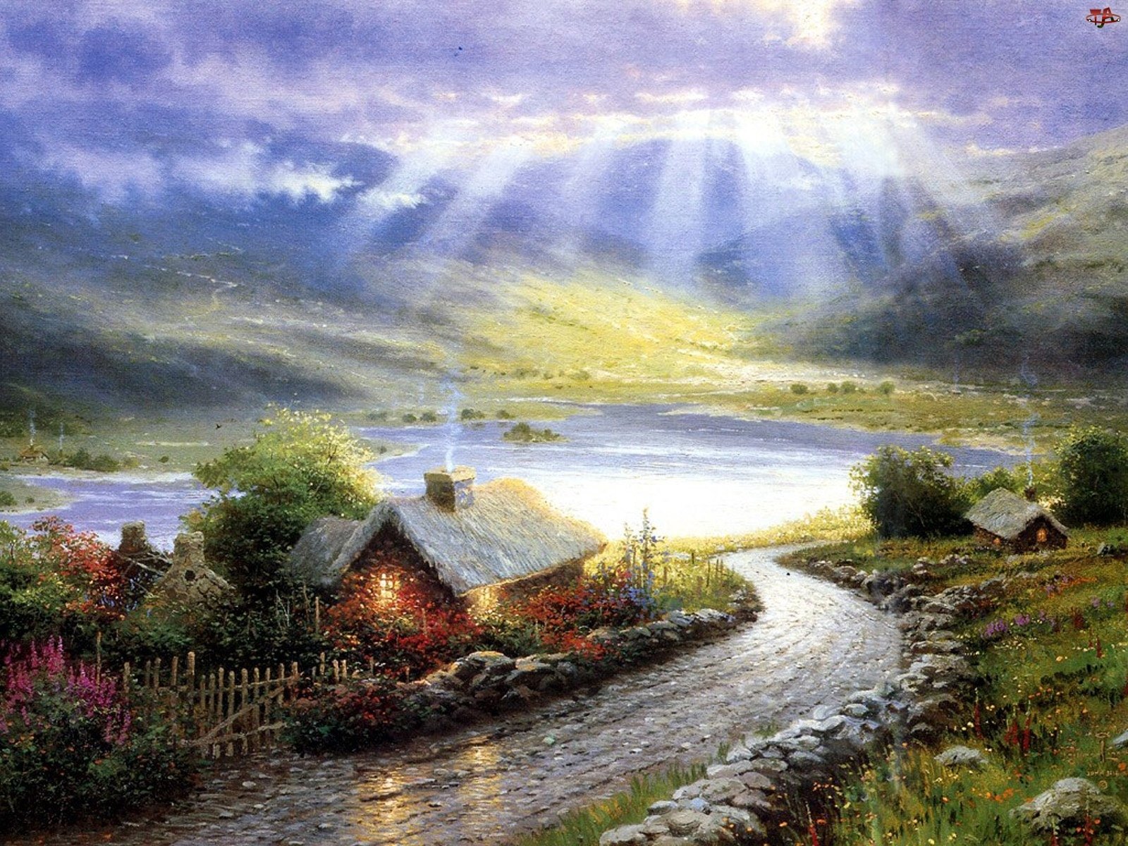 Томас Кинкейд пейзаж природа горы