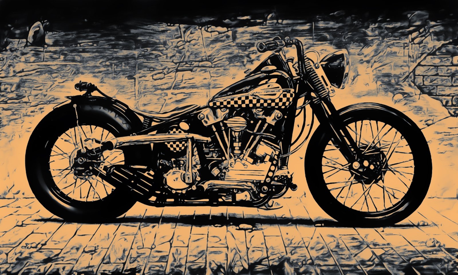 Винтажные постеры мотоциклы