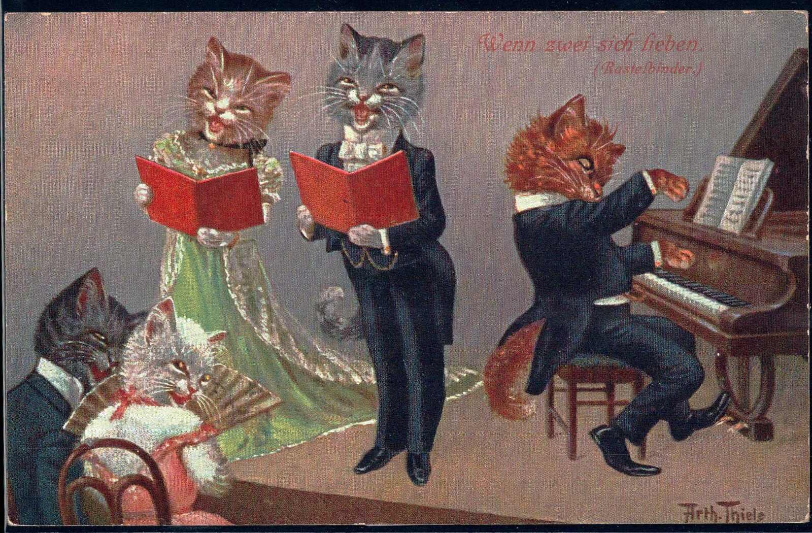 Советские открытки с кошками