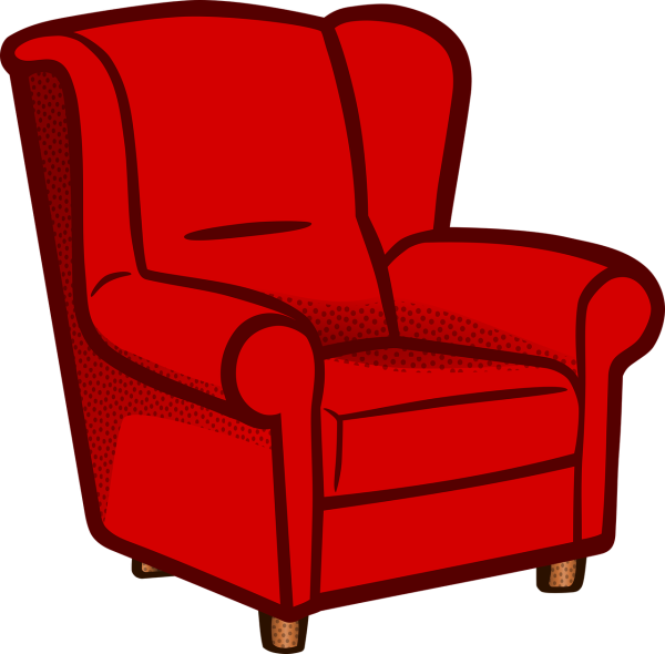 Кресло рисунок на прозрачном фоне
