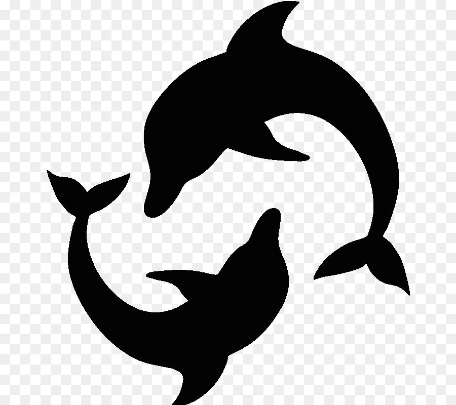 Дельфин силуэт