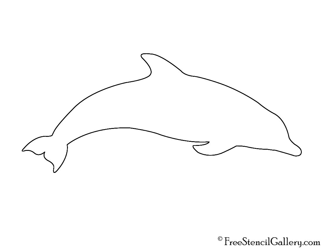 Контур дельфина