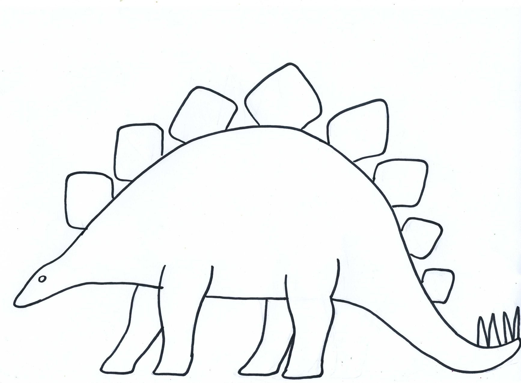 Трафареты динозавры для детей