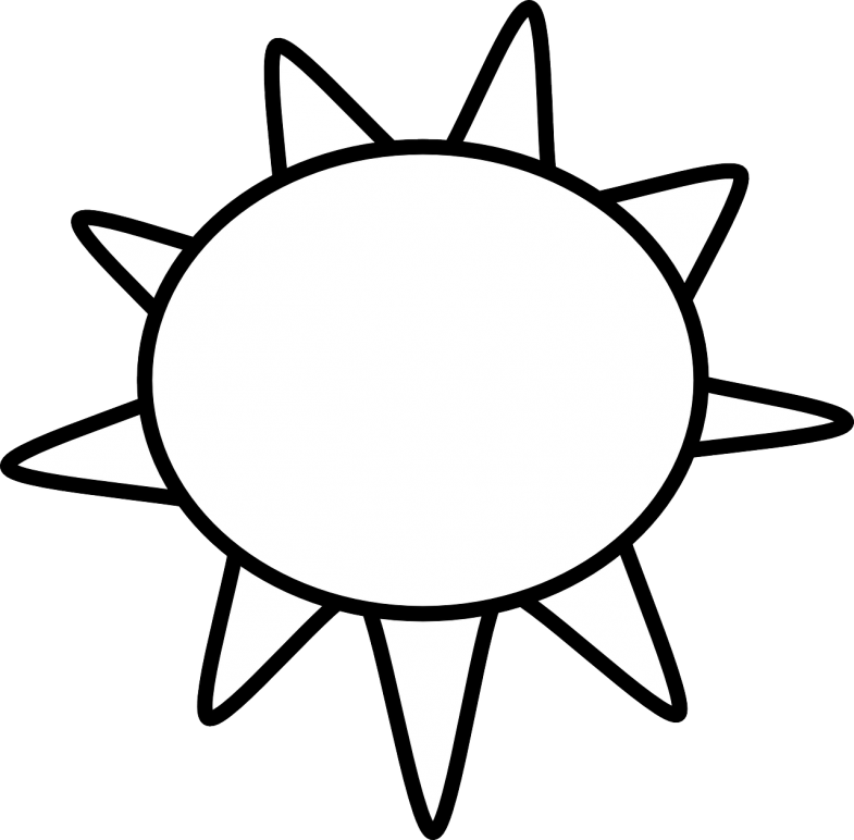 Солнце Векторная Графика