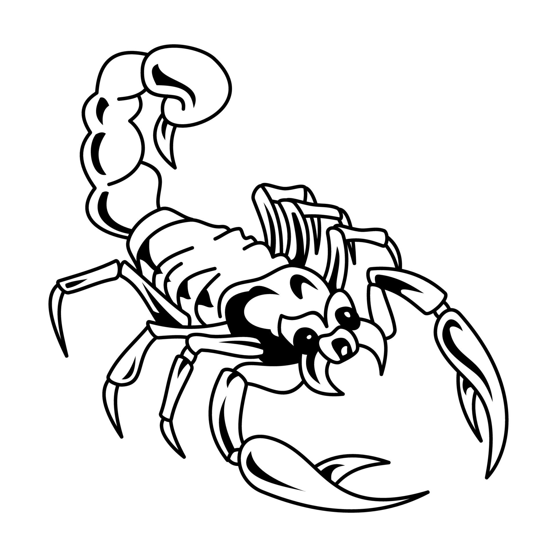 Скорпион рисунок тату