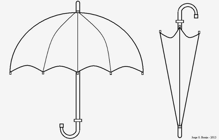 Зонт для вырезания