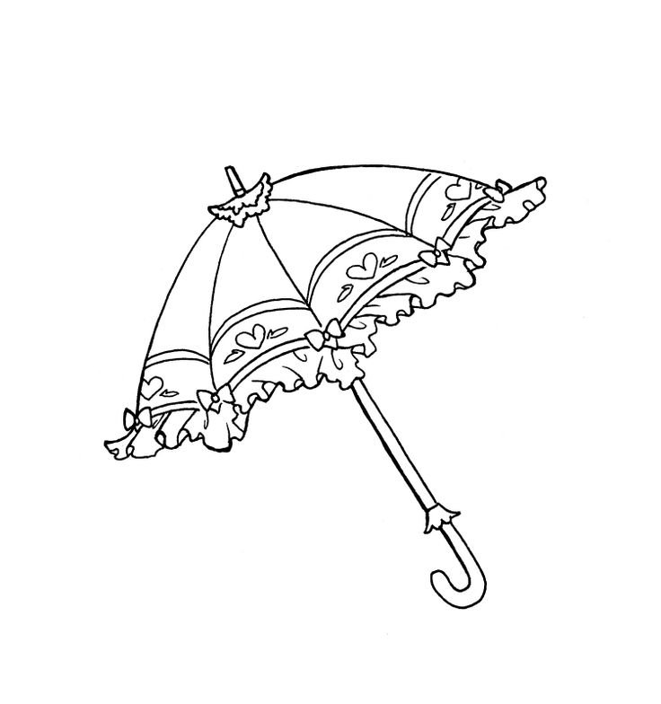 Зонтик для вырезания
