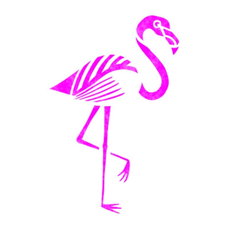 Птица очертания Фламинго