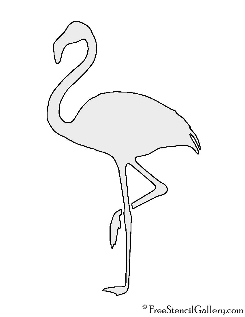 Фламинго для разрисовки