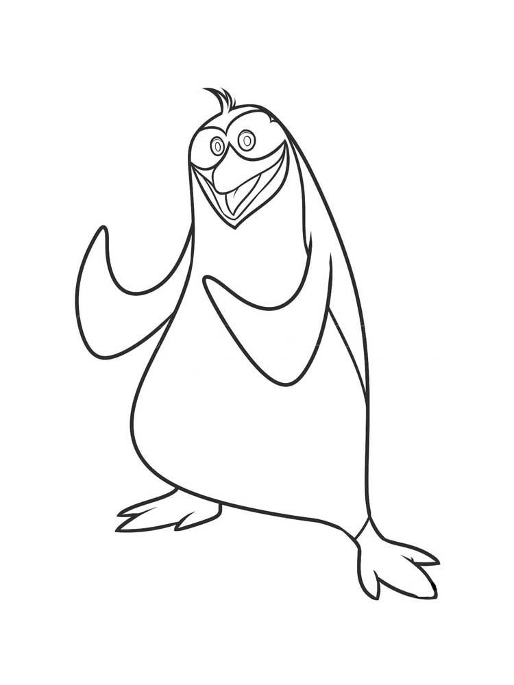 Раскрашенный Пингвин