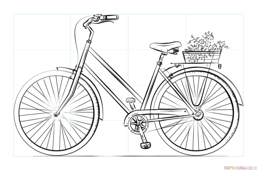 Велосипед схематично