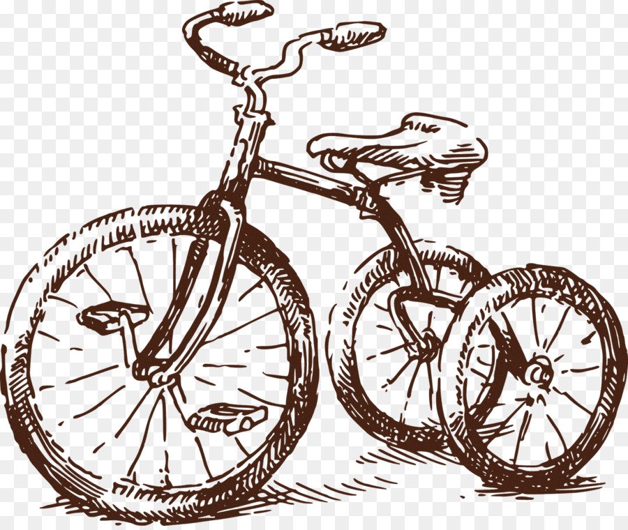Нарисовать велосипед