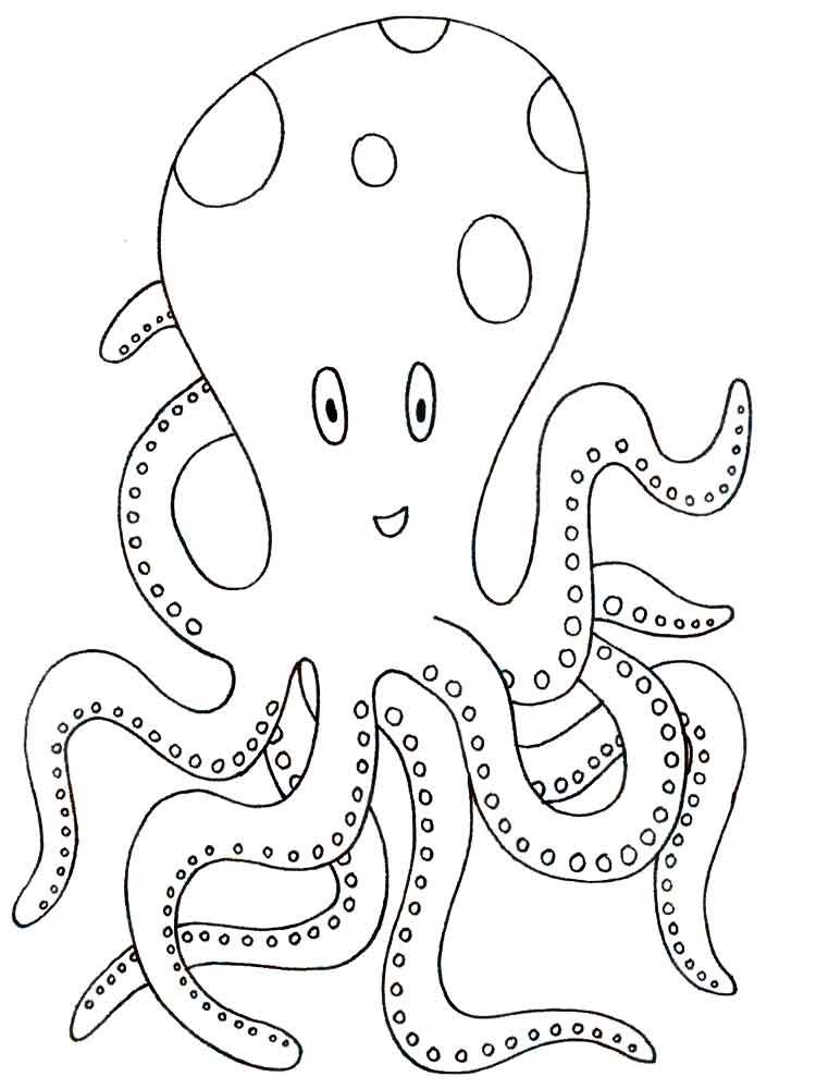 Рисование осьминог