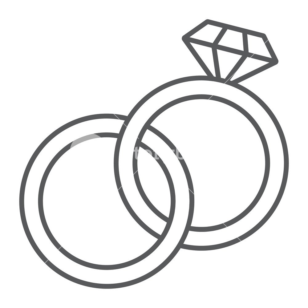 Свадебные кольца стилизованные
