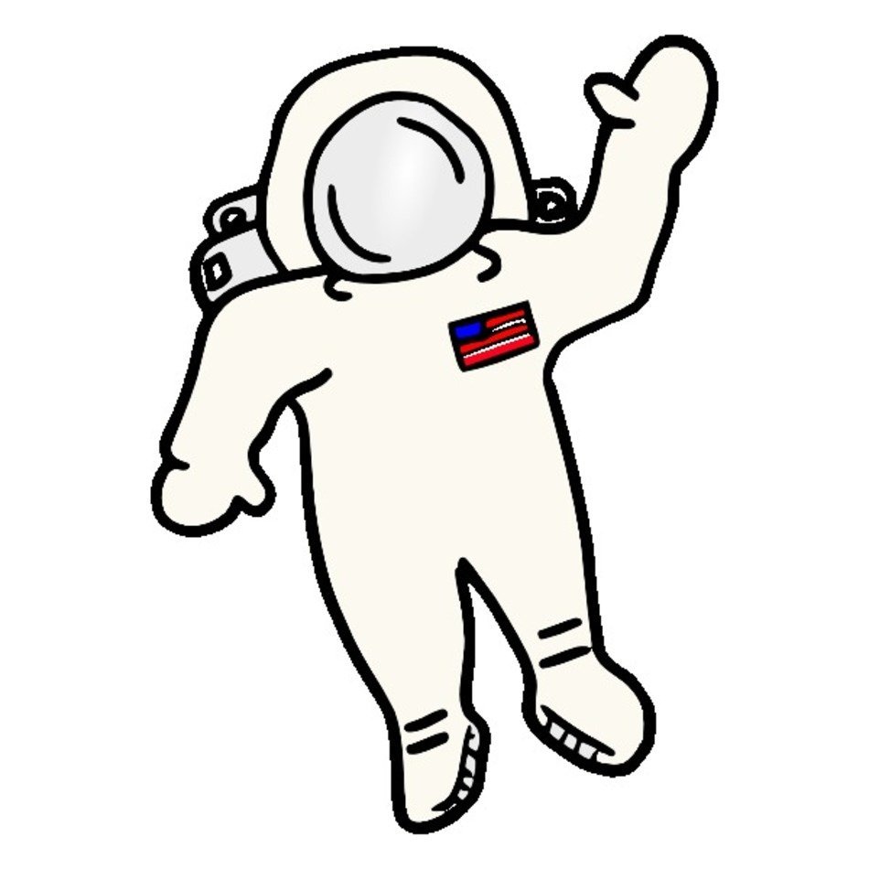 Космонавт рисунок