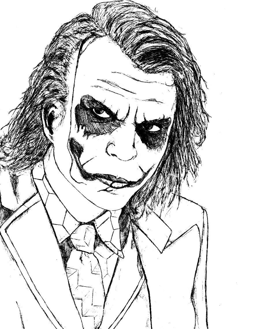 Joker черно белый