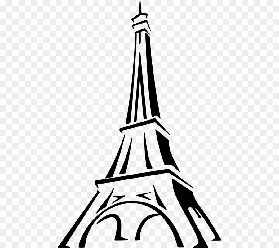 Эйфелева башня в Париже силуэт