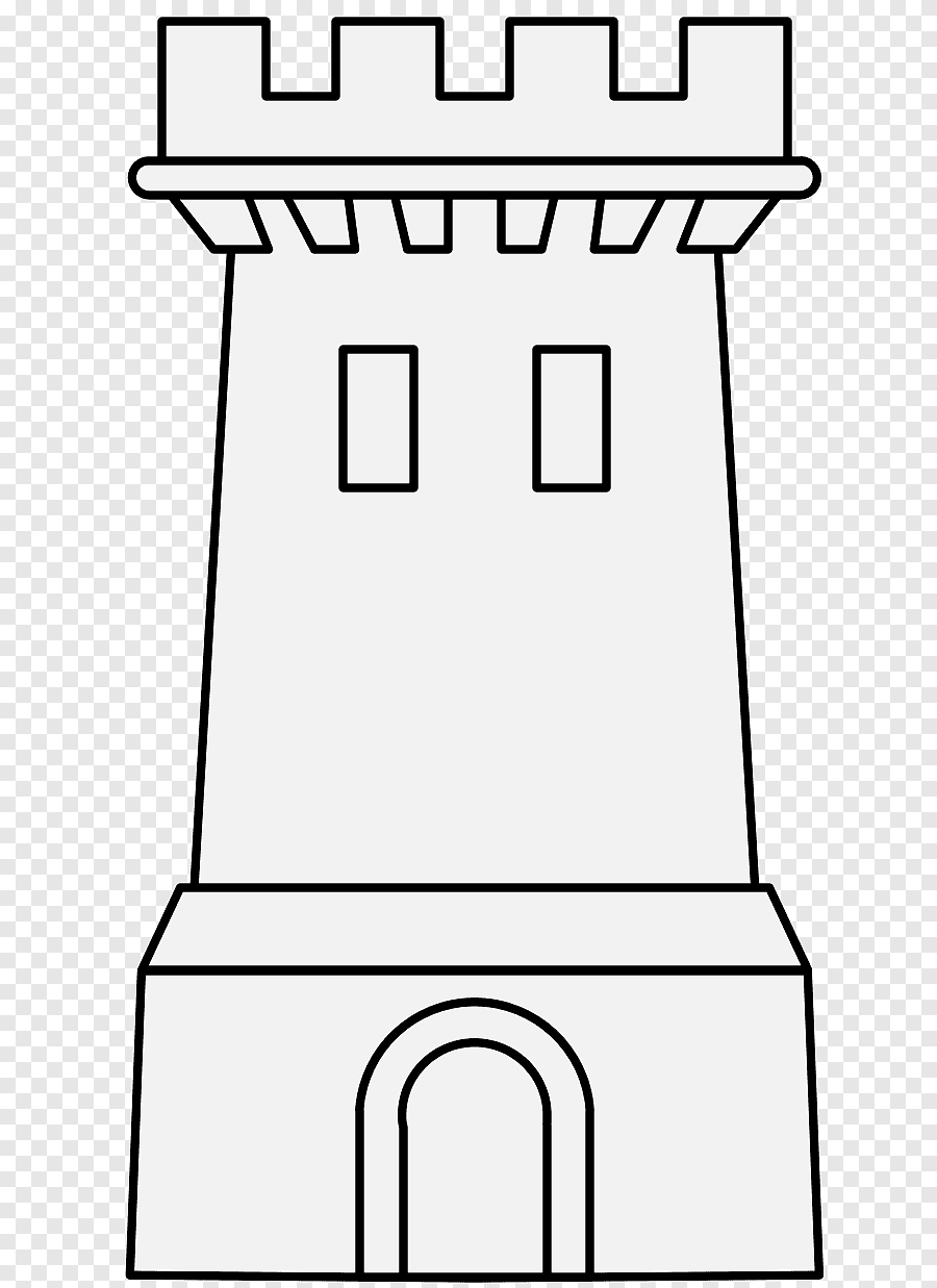 Колизей и Пизанская башня рисунок