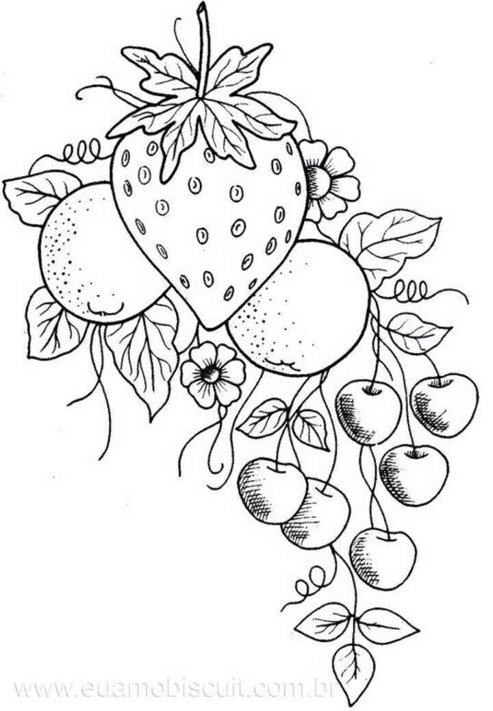 Трафарет ягоды