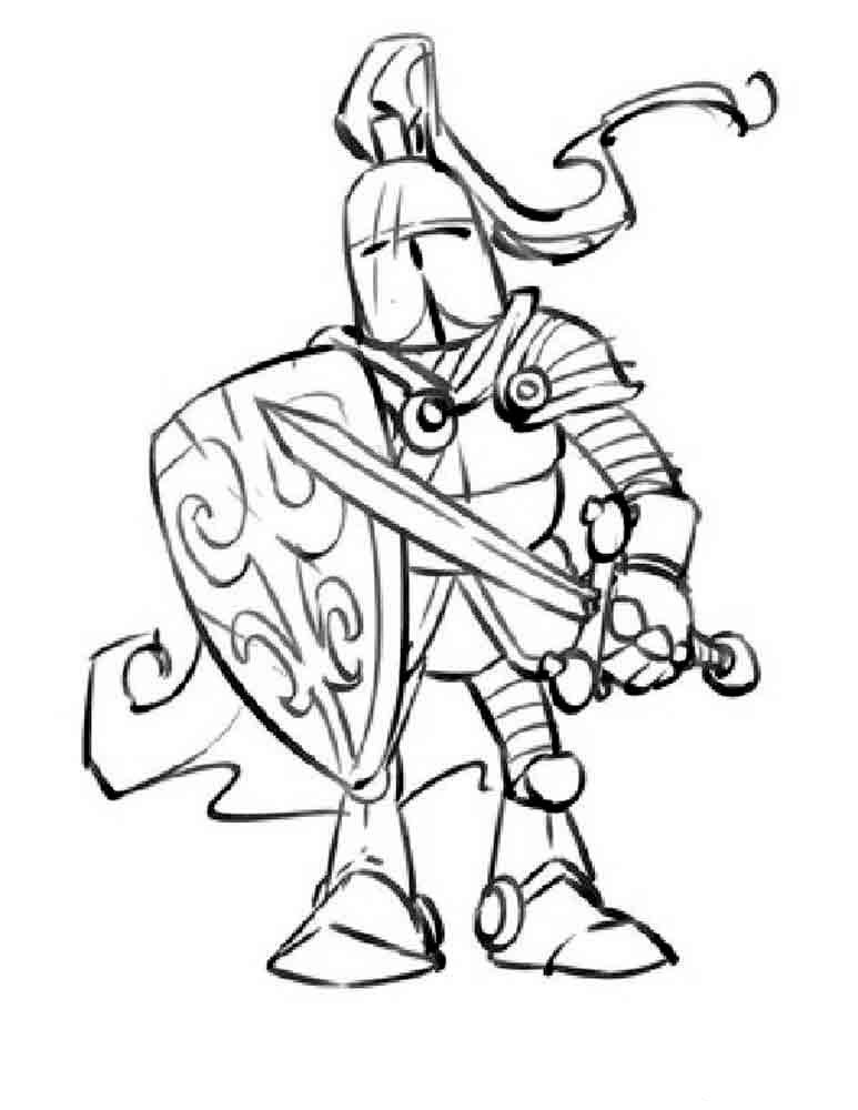 Рыцарь рисовать