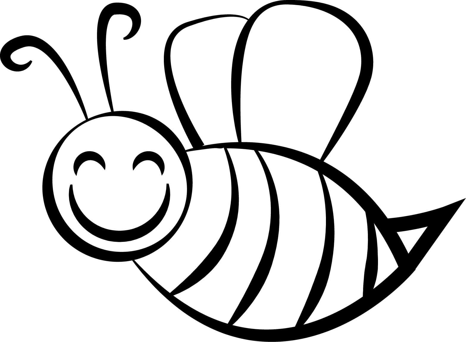 Пчела для срисовки