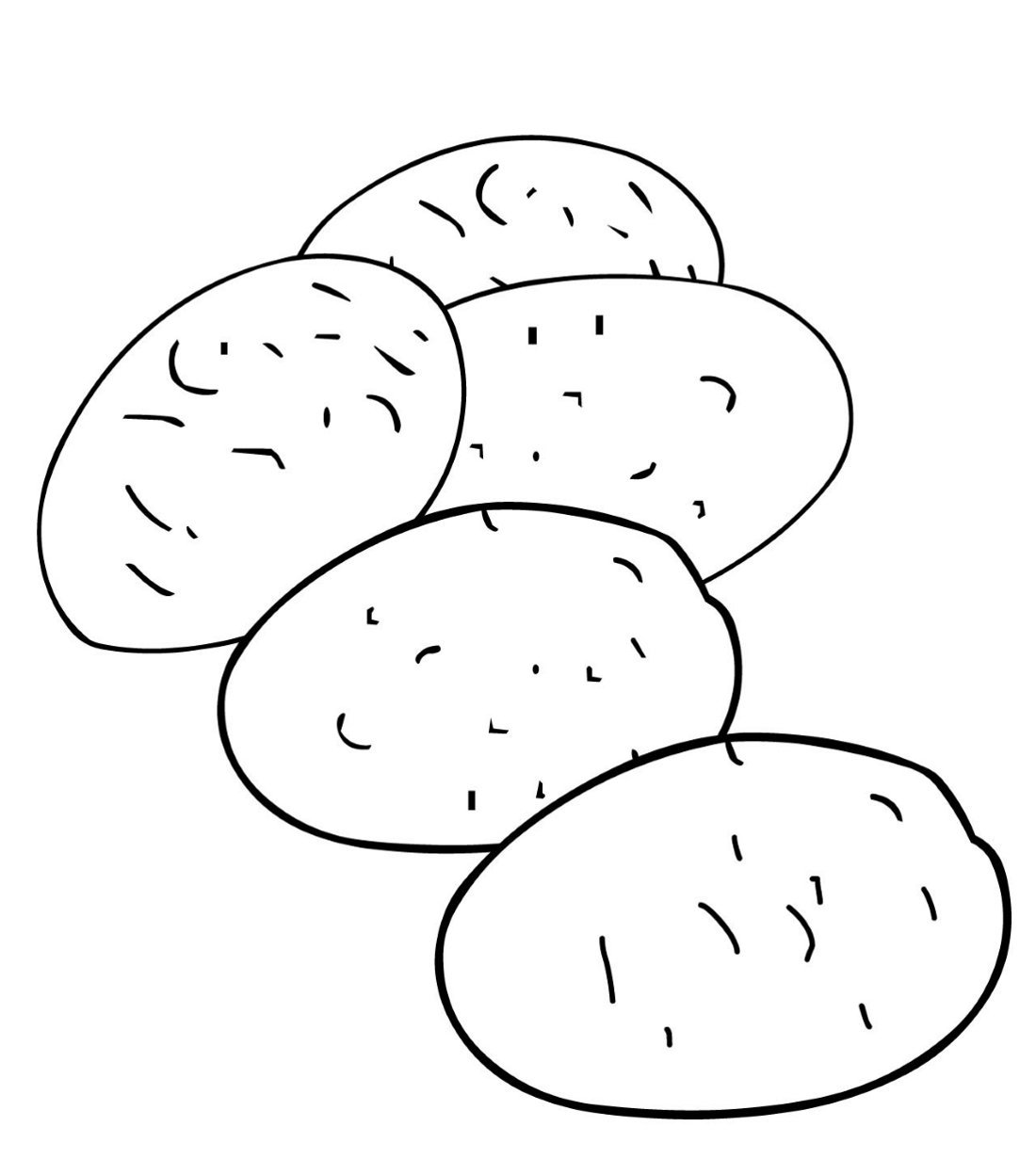 Картошка рисунок
