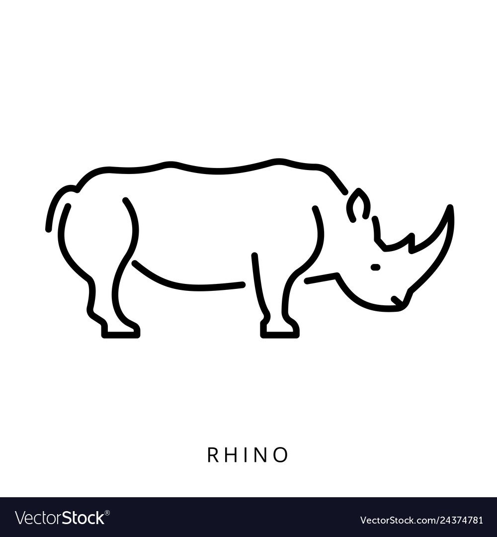 Носорог для вырезания