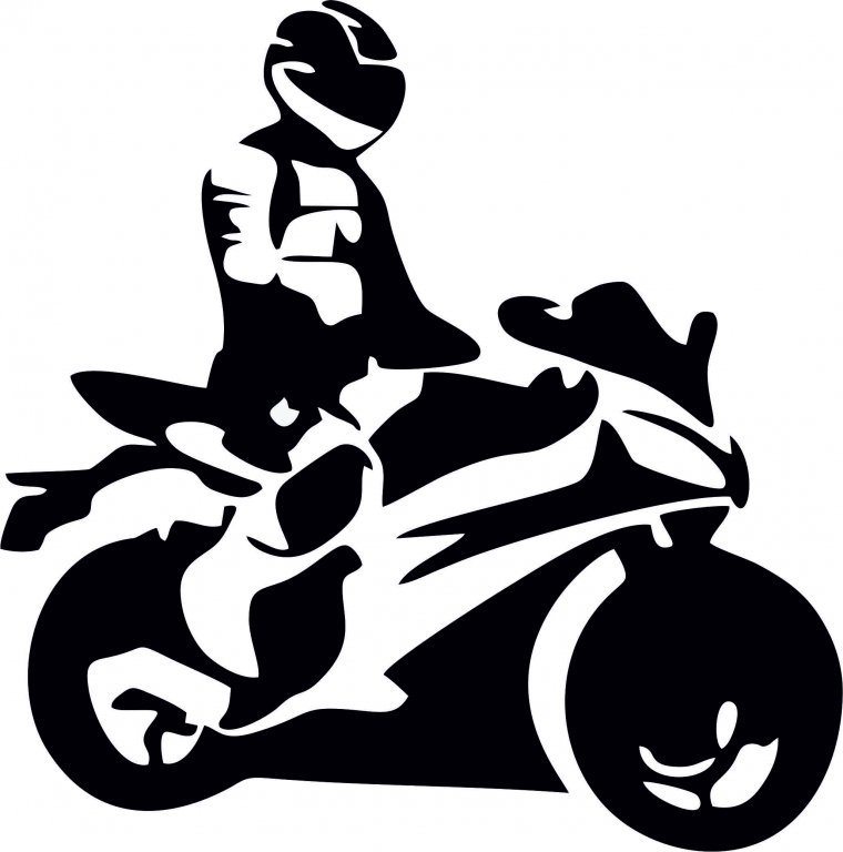 Очертание мотоцикла