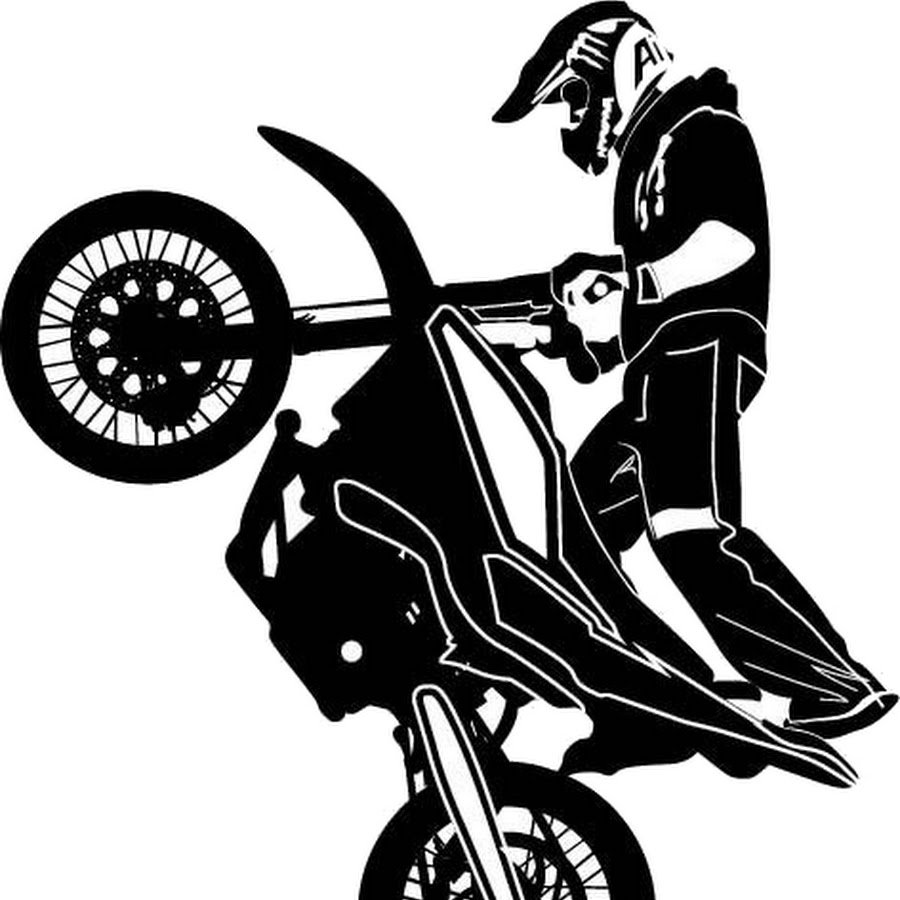 Мотоциклист Графика