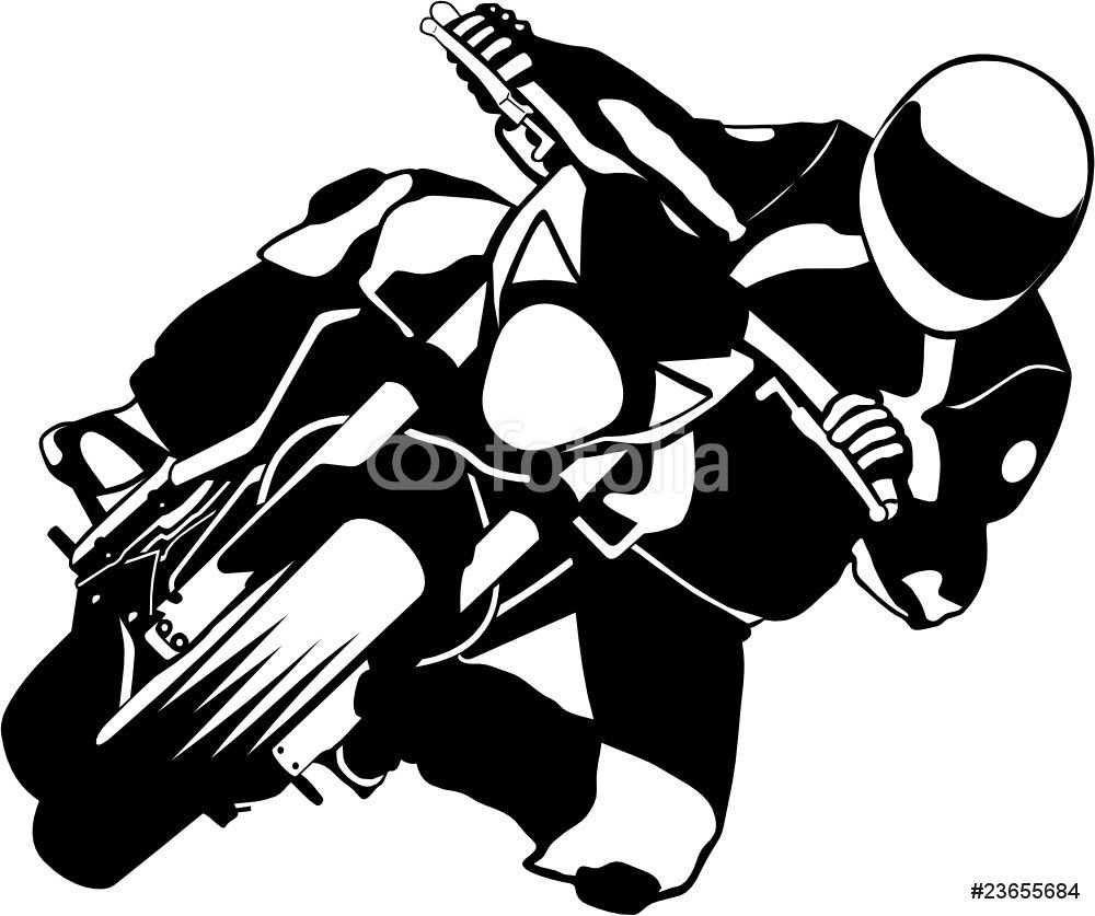 Мотоциклист Графика