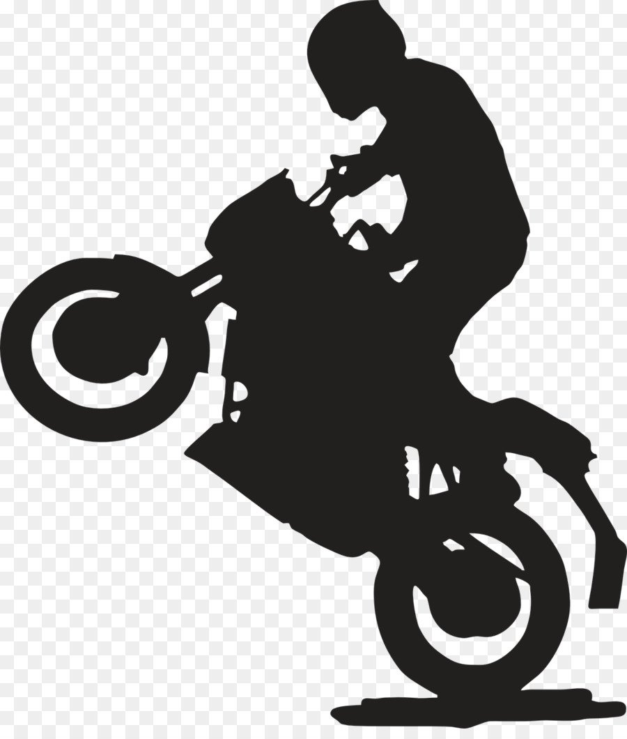 Рисунок мотоциклиста на мотоцикле