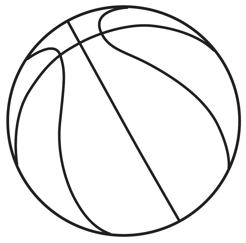 Баскетбольный мяч черно белый