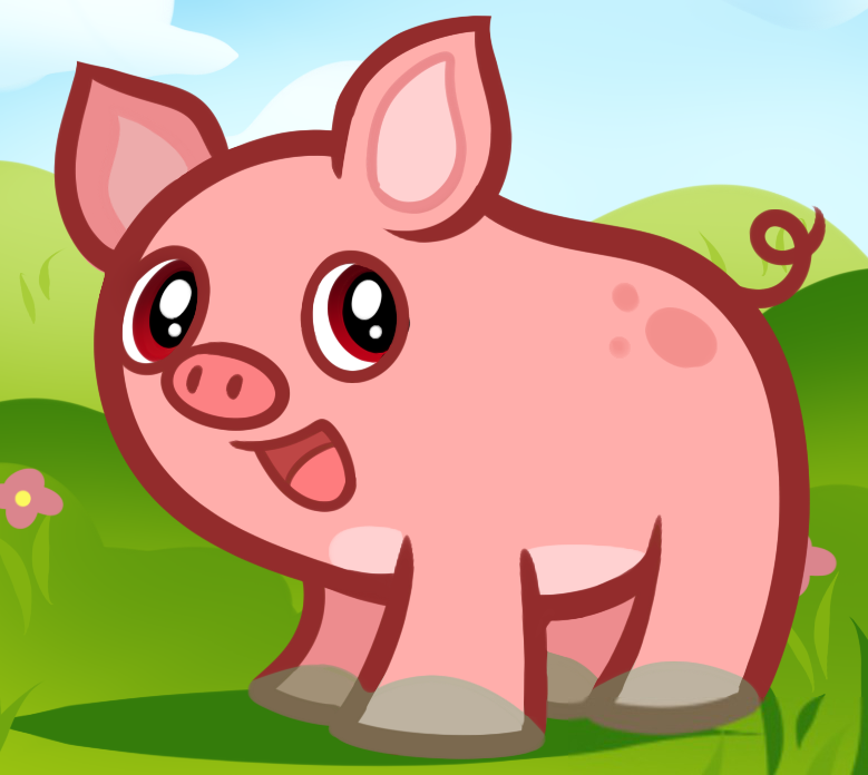Изображение свиньи для детей
