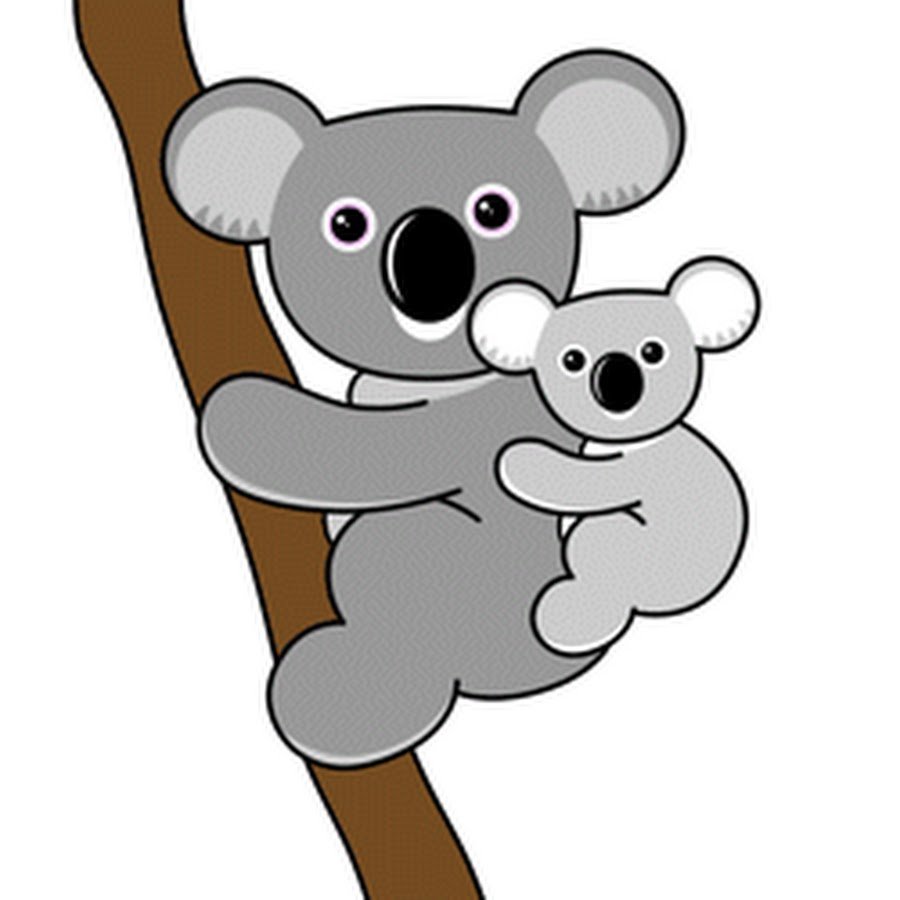 Рисование коала для детей