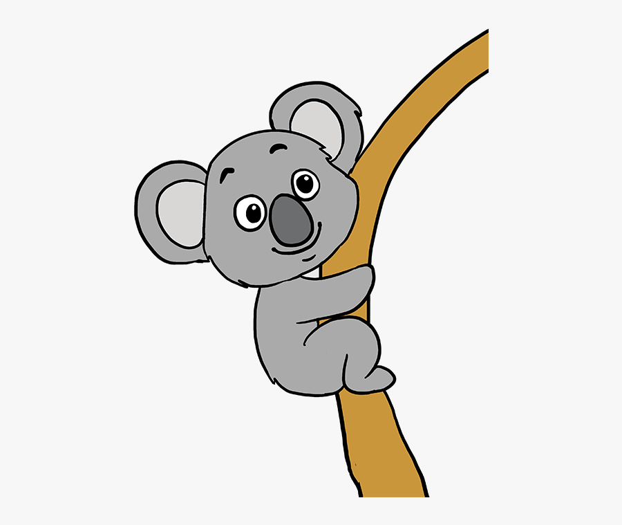 Рисование коала для детей