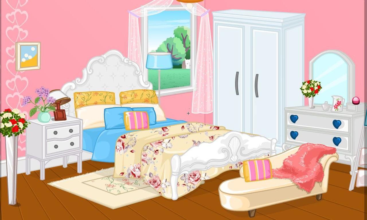 Спальня для бумажной куклы