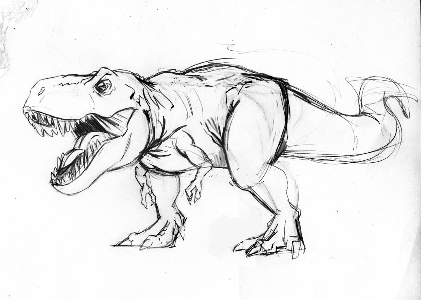 Tyrannosaurus Rex рисунок