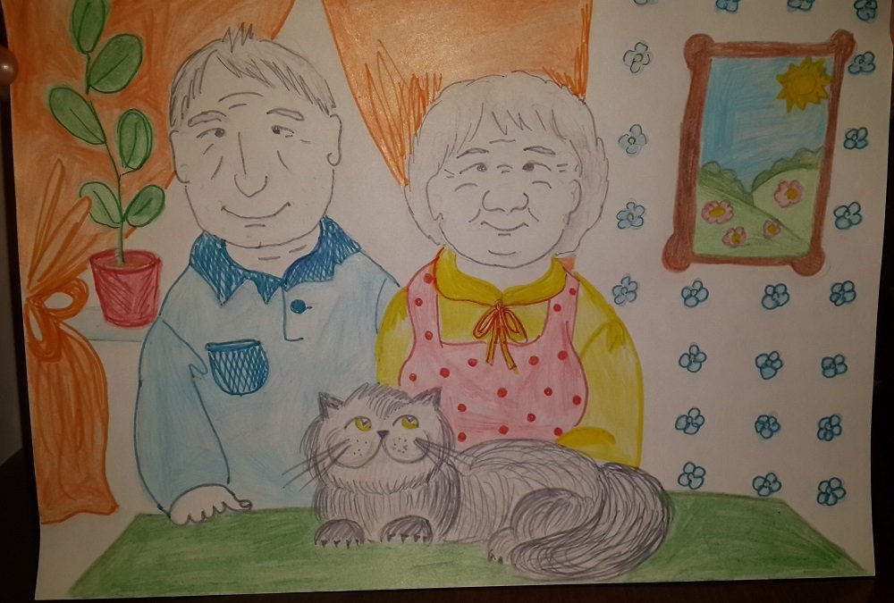 Детские рисунки бабушки