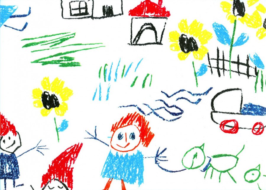 Первые рисунки для детей