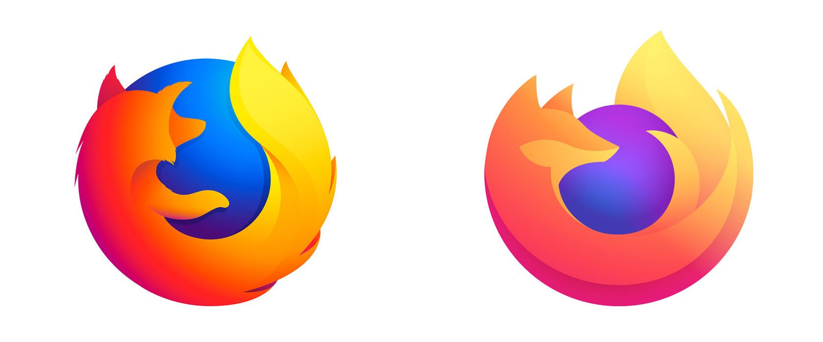 Мозила лого Эволюция Firefox