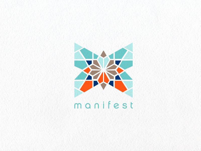 Мозаичный дизайн логотипа