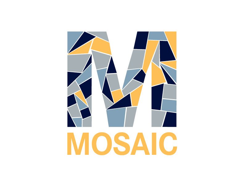 Надпись мозаика логотип