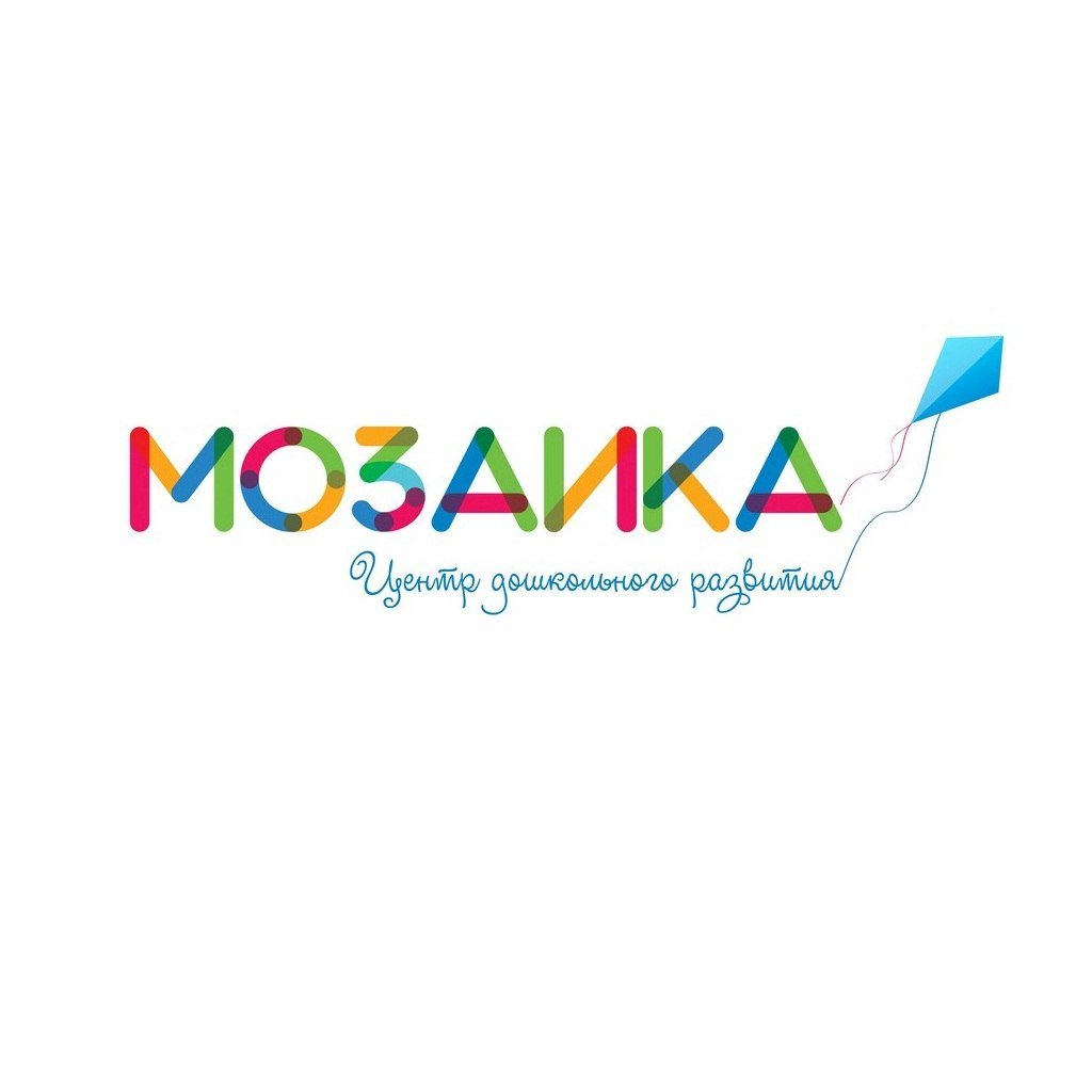 Детский центр логотип мозаика