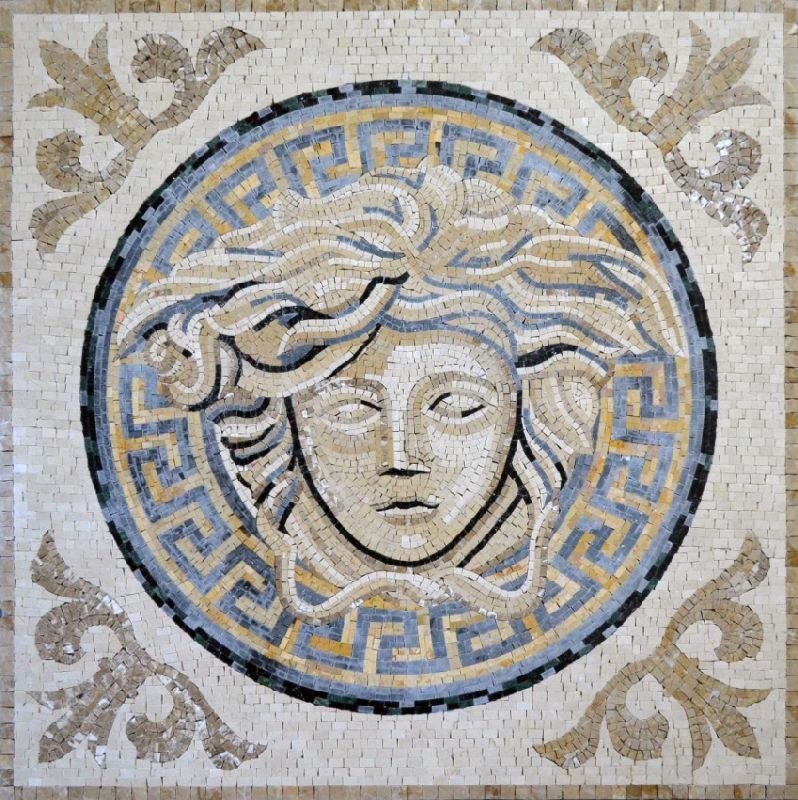 Версачи логотип мозайка