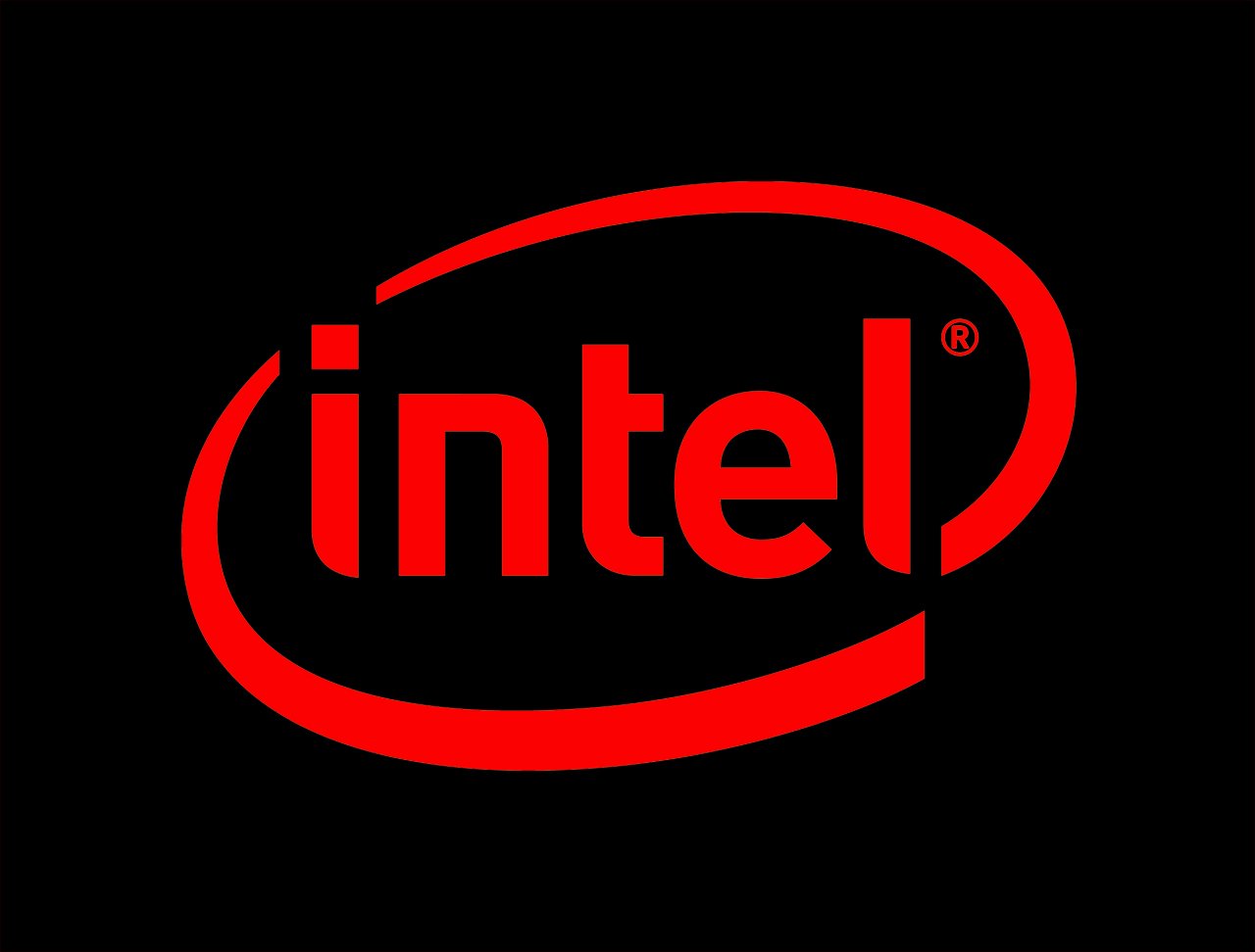 Надпись Интел