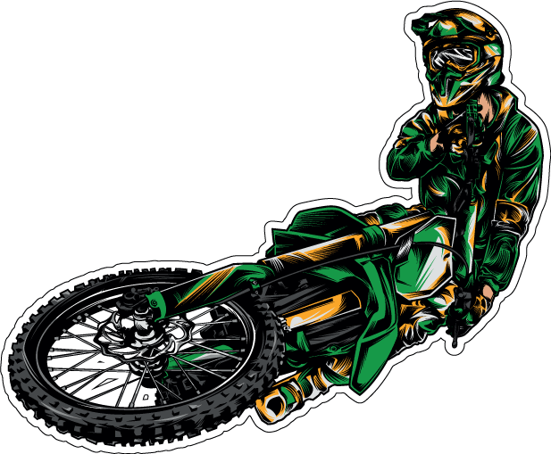 Наклейки питбайк (76 фото) скачать бесплатно