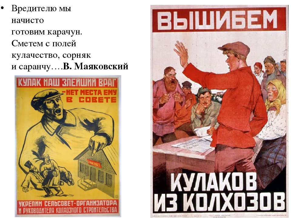 Коллективизация кулаки