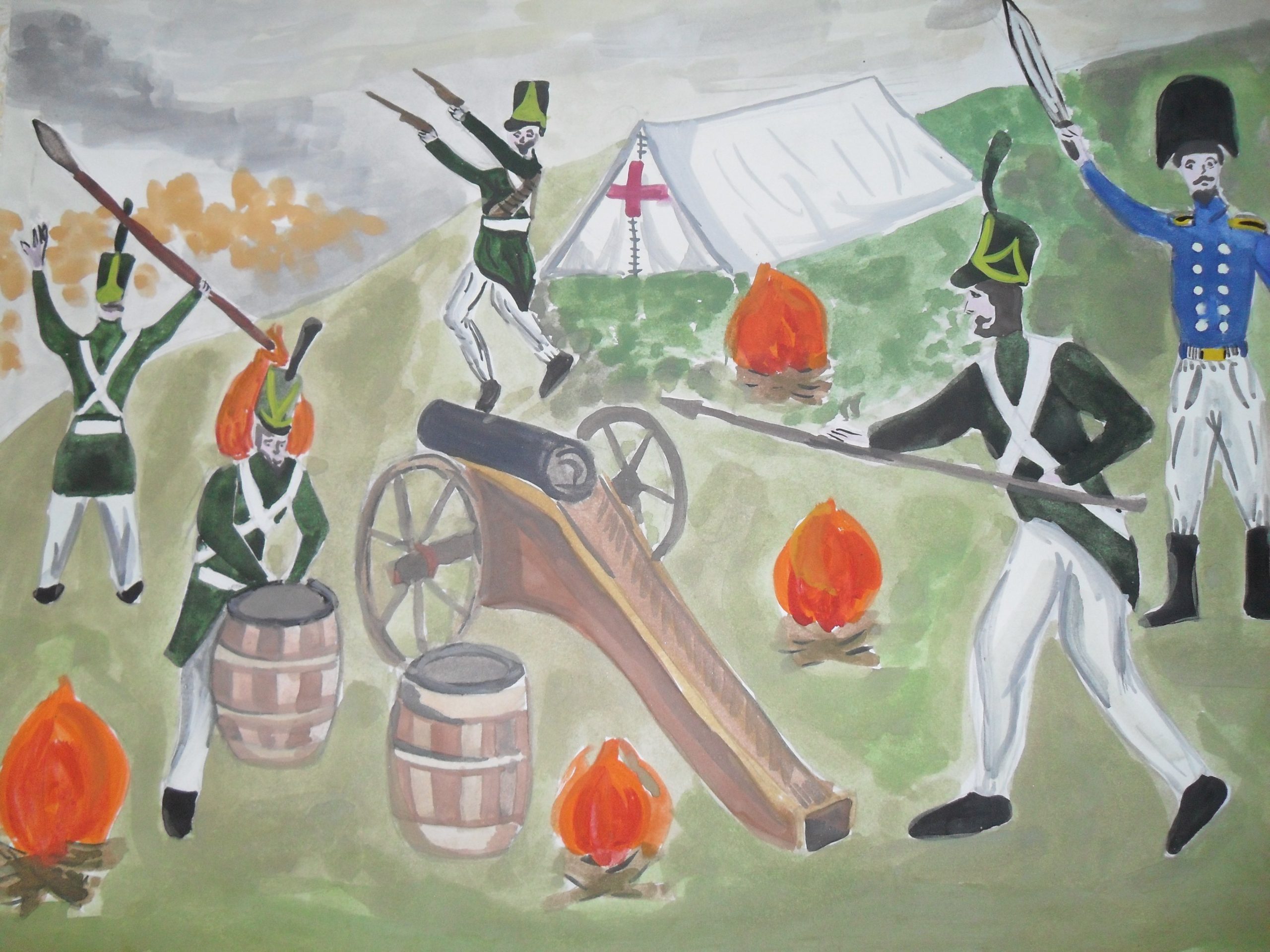 Конкурс рисунков Бородинская битва